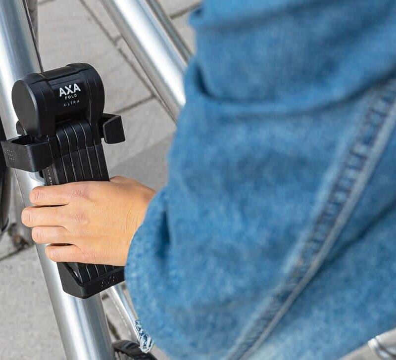 Axa vikbart lås - 90cm - lådcykel - Amladcyklar